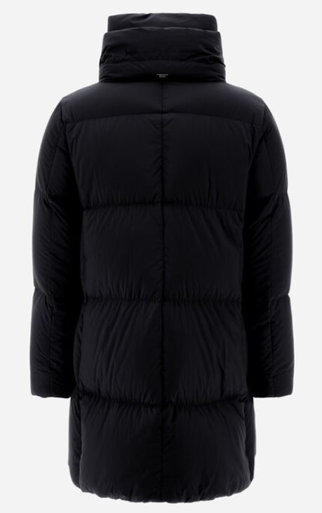 Herno Tailored Black Short Jacket In Black