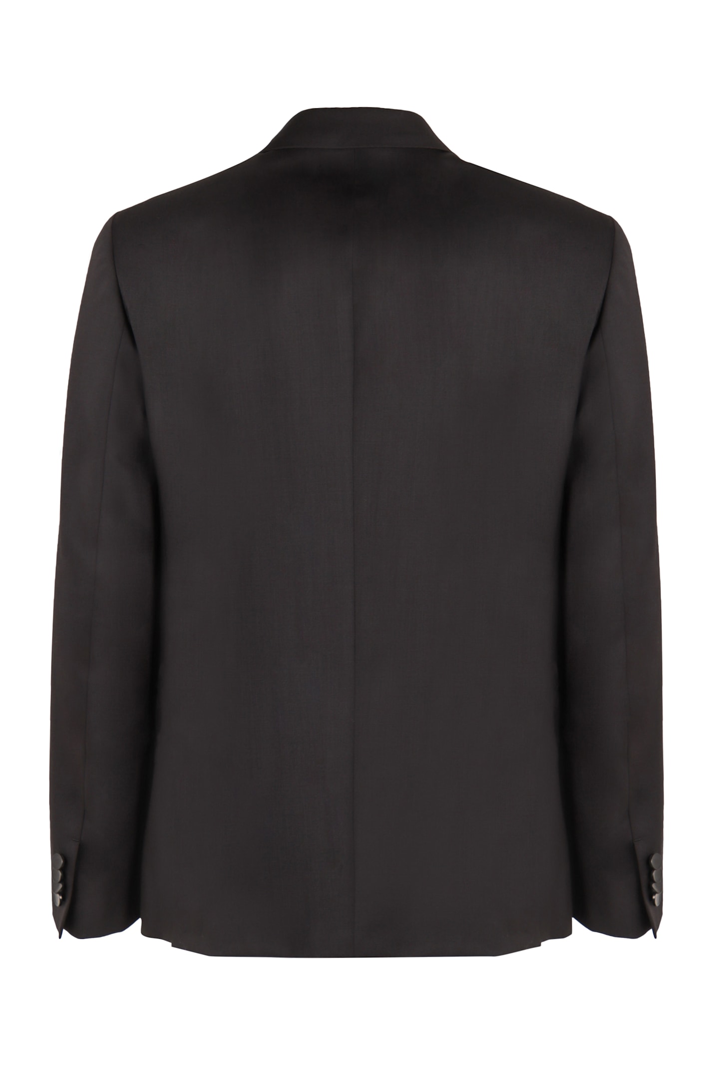 Shop Calvin Klein Wool Single-breasted Blazer In Black