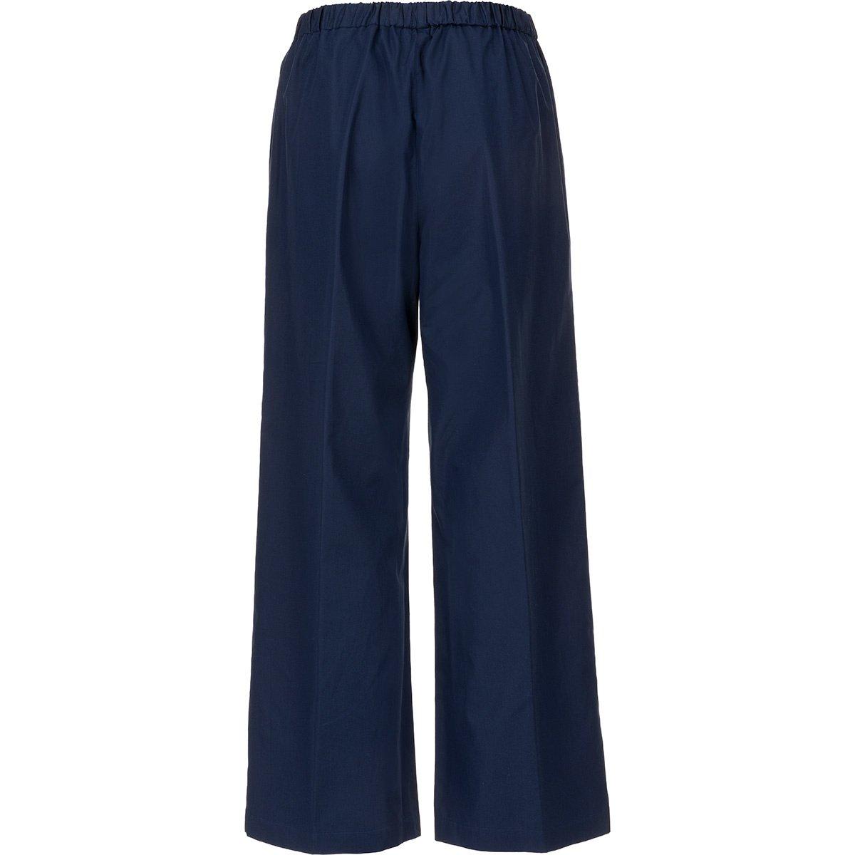 Shop Aspesi Side-pocketed Cropped-leg Trousers In Blue