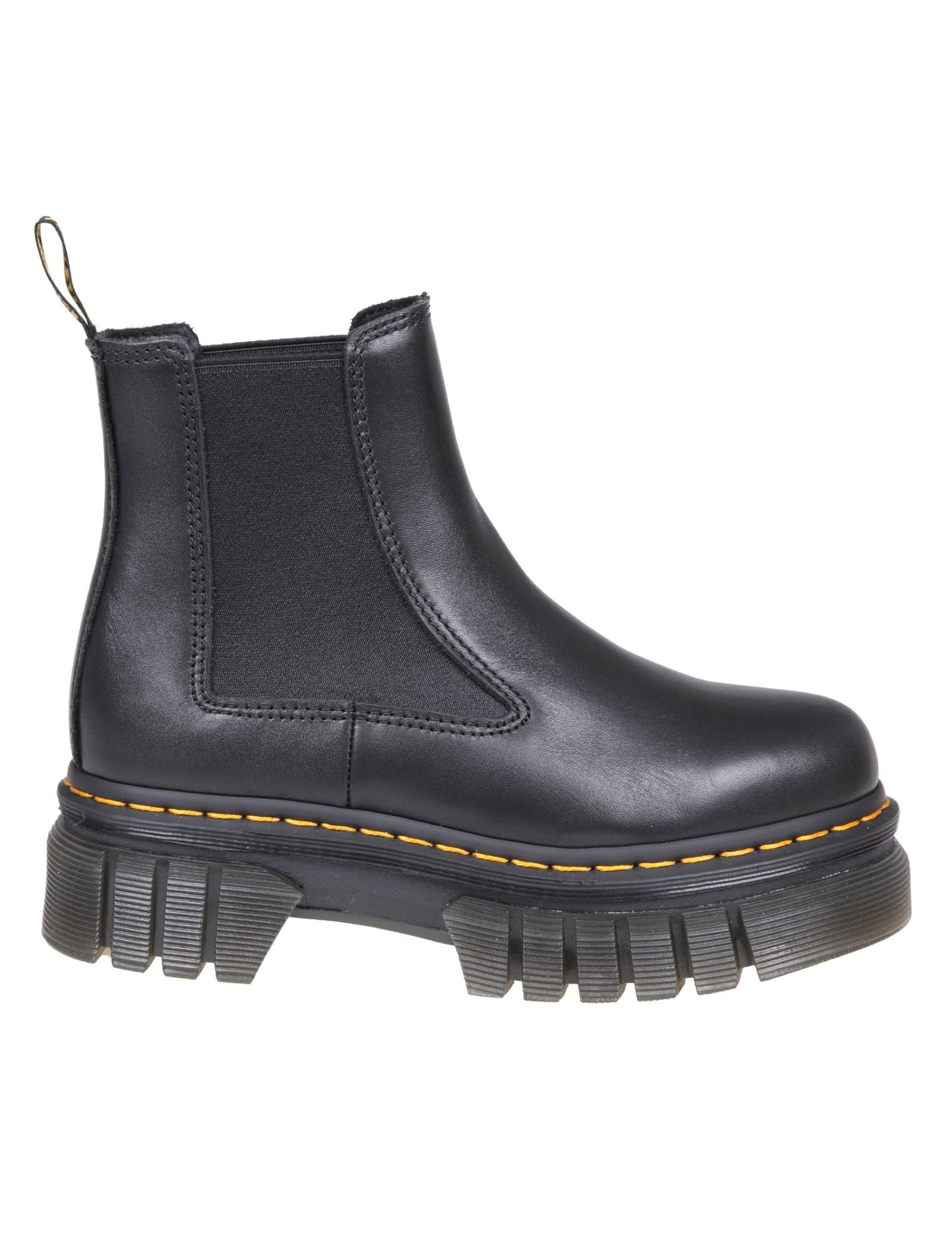 Dr. Martens Audrick Chelsea Platform Boots In Leather