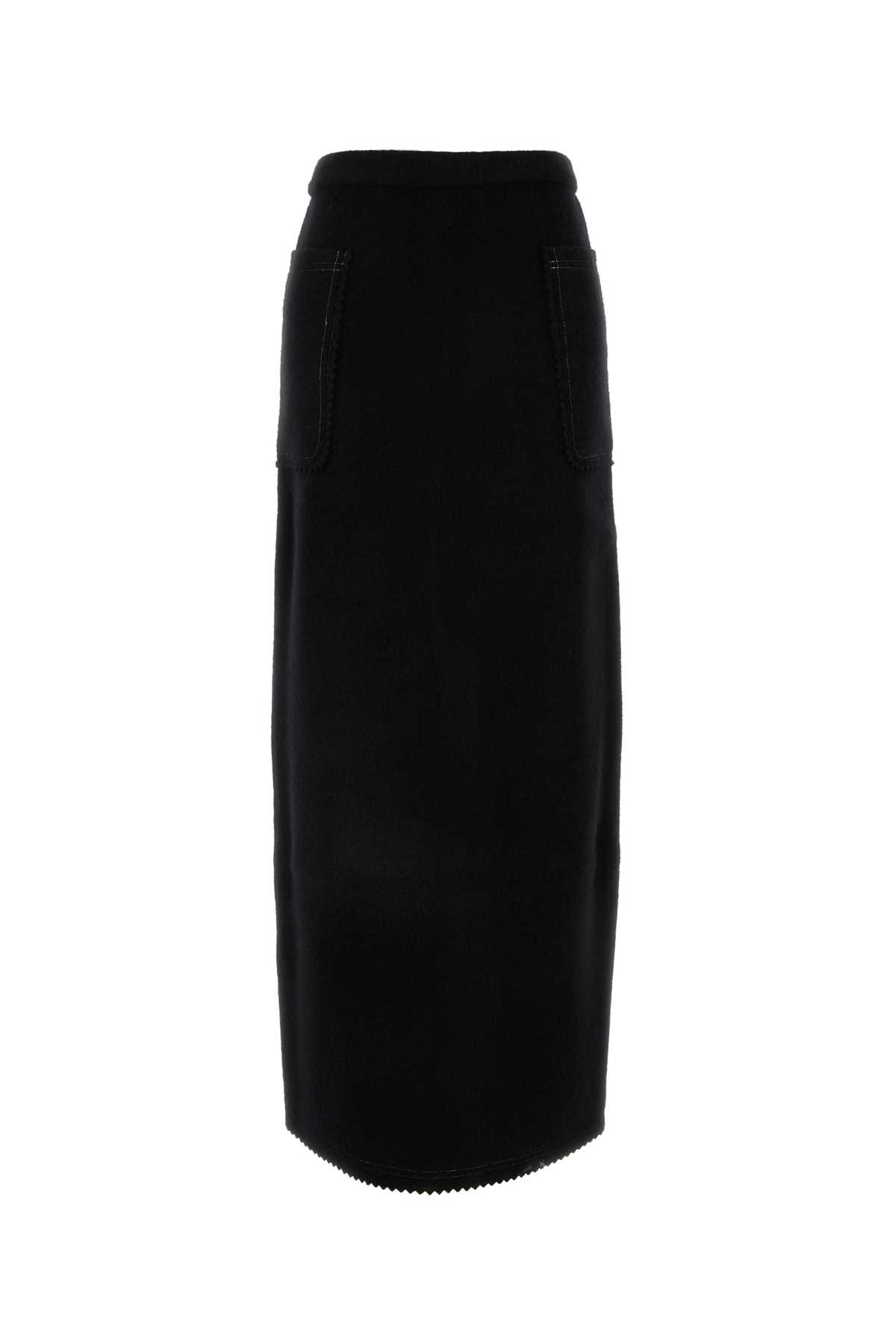 Black Galosce Skirt