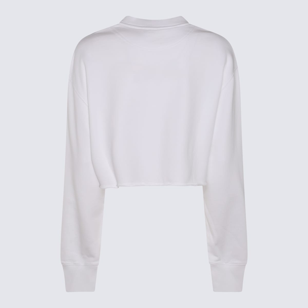 Shop Stella Mccartney White Cotton Sweatshirt In Pure White