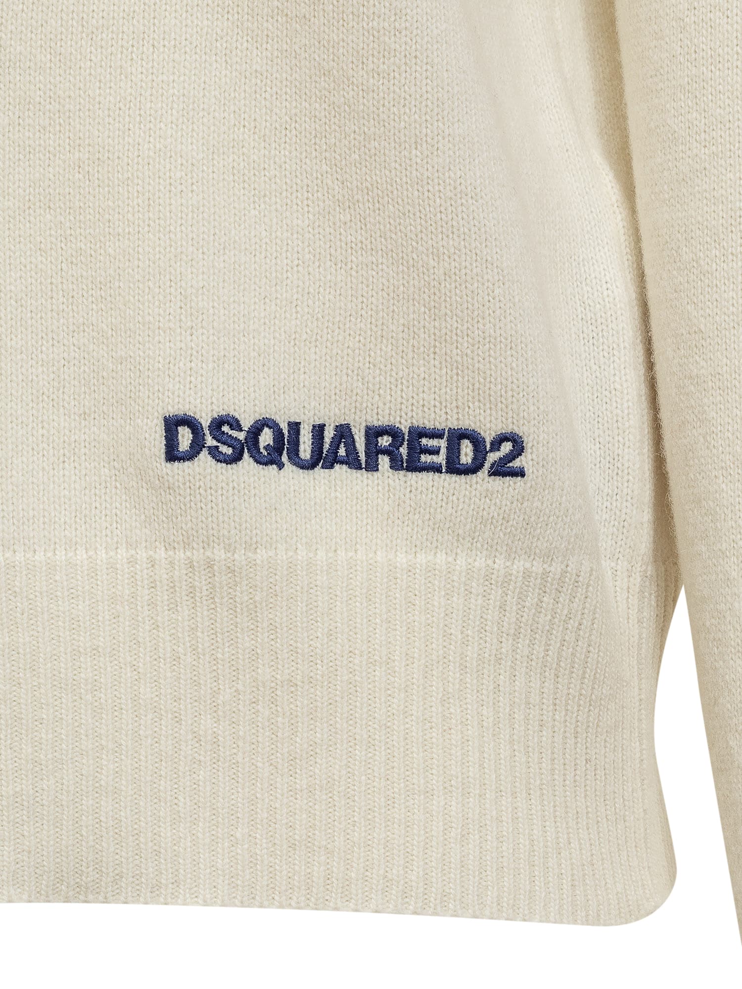 Shop Dsquared2 Dsquared Sweater In Off-white