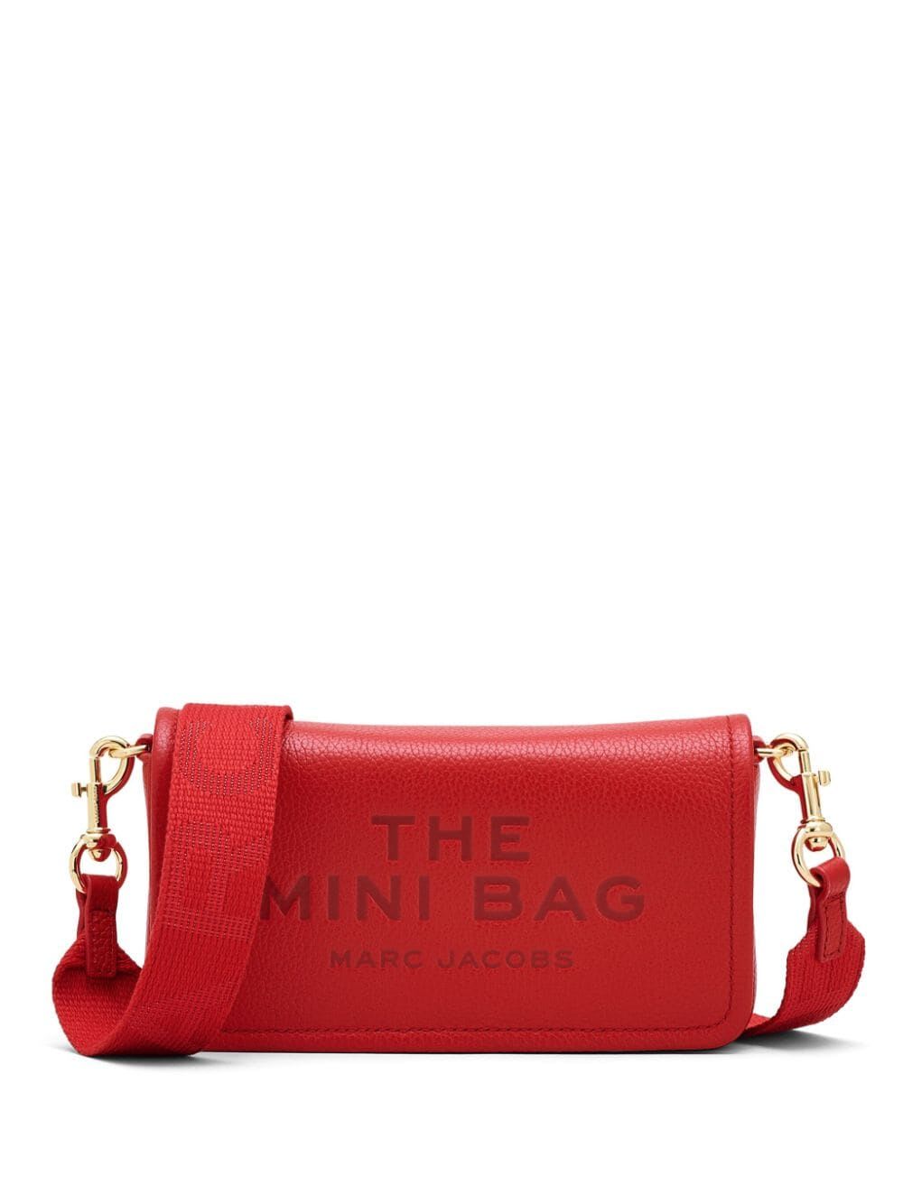 Shop Marc Jacobs The Mini Bag In True Red