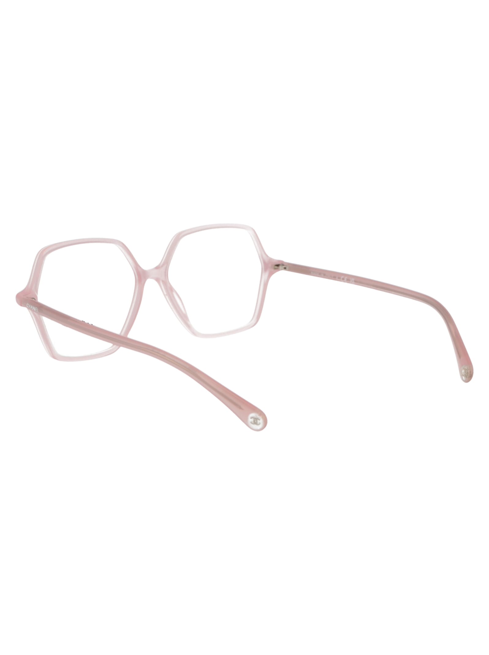 Pre-owned Chanel 0ch3447 Glasses In 1733 Pink