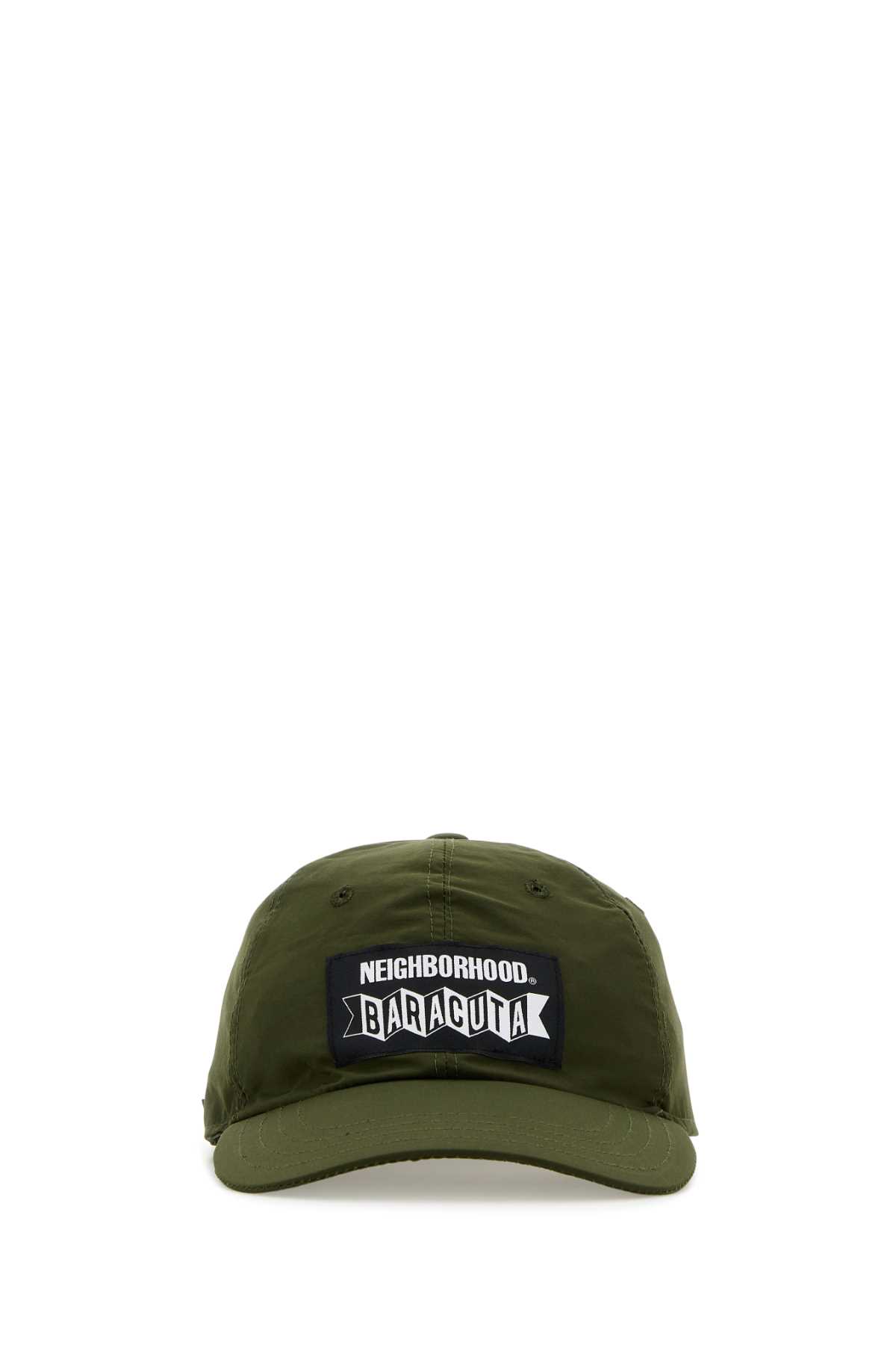 Army Green Polyester Blend Baseball Cap