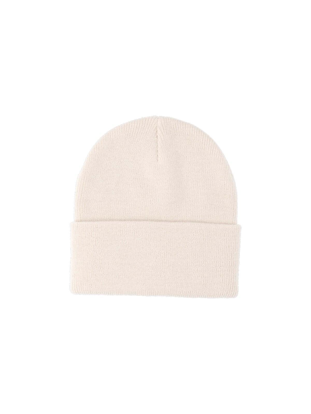 Shop Carhartt Short Watch Beanie In Yellow Cream