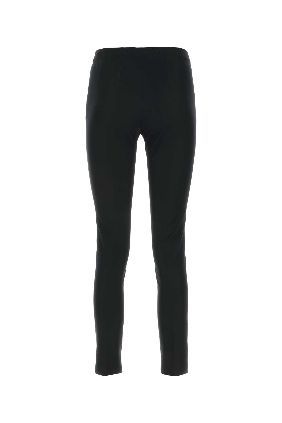 Pt Torino 'new York' Black Pants With Belt Loops In 990