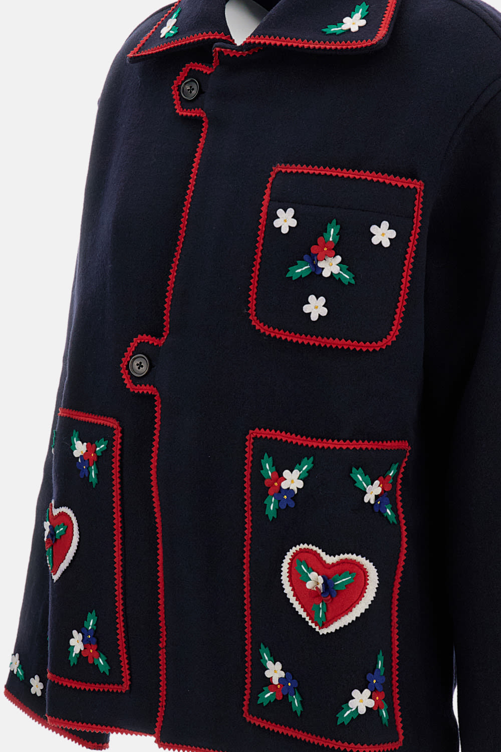 Bode Front Button Fastening Jacket In Multi