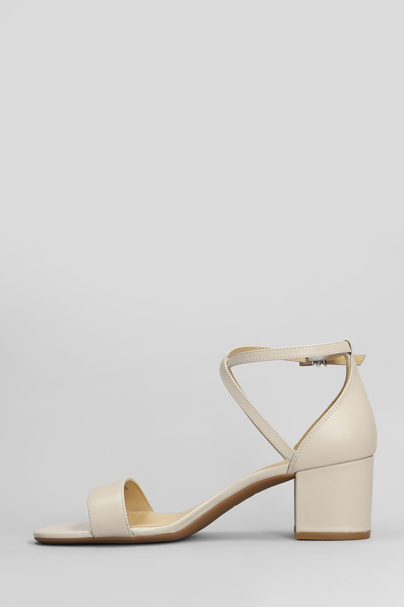 Michael Kors Serena Flex Sandal Sandals In Beige Leather