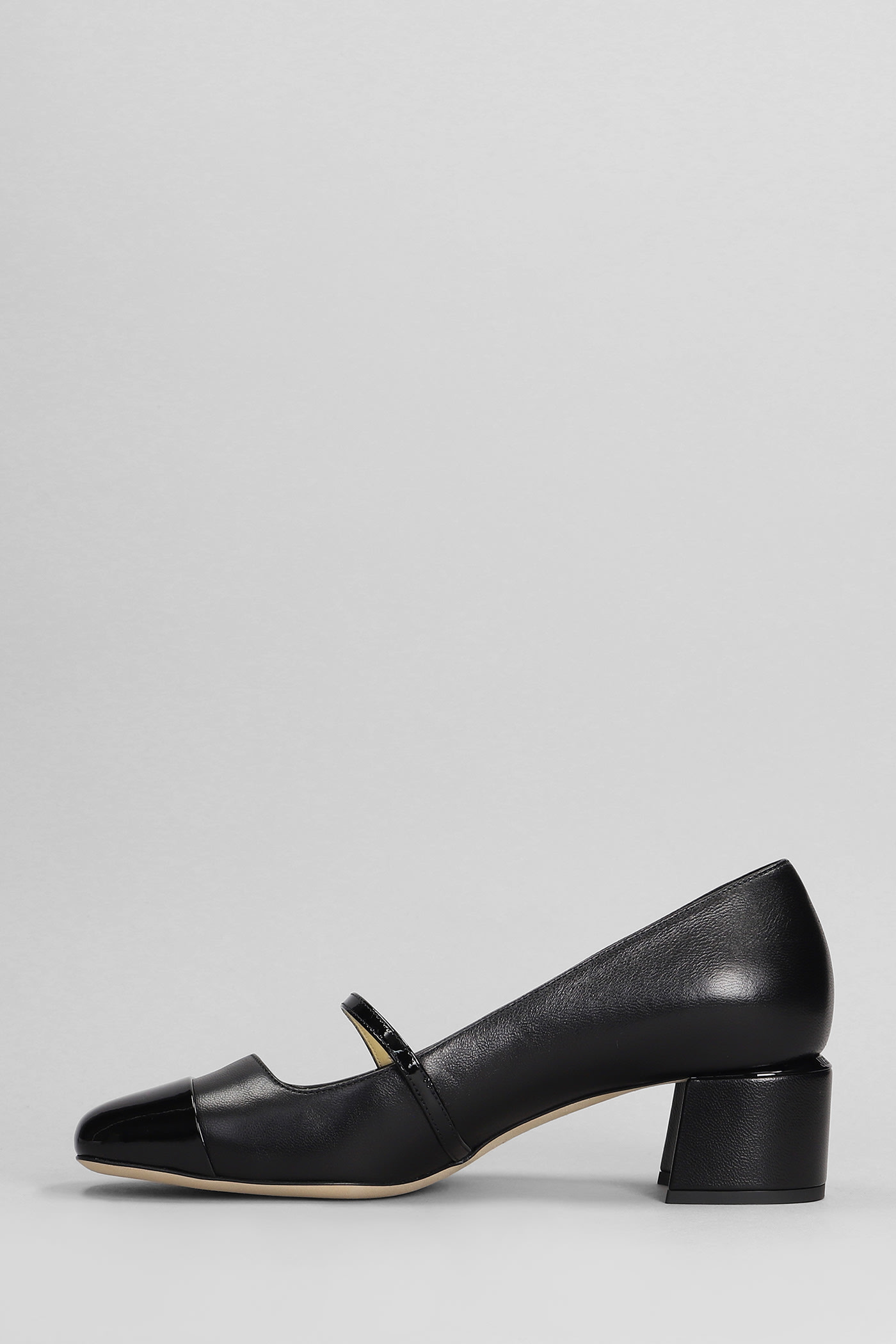 Shop Jimmy Choo Elisa 45 Pumps In Black Leather