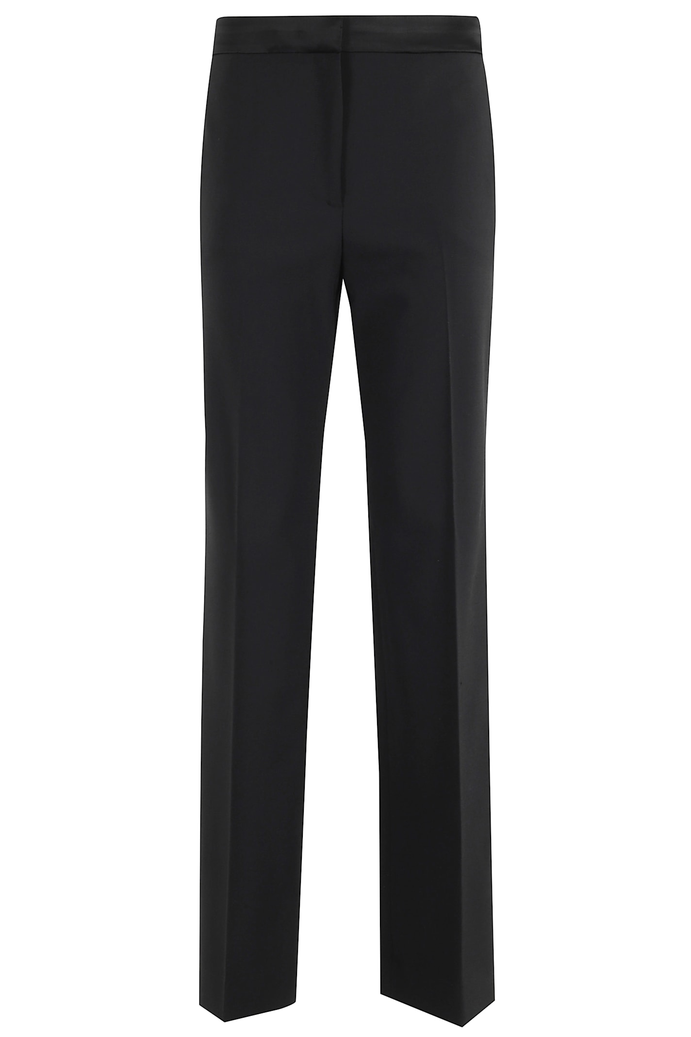 Antonelli Pressed-crease Trousers In Black