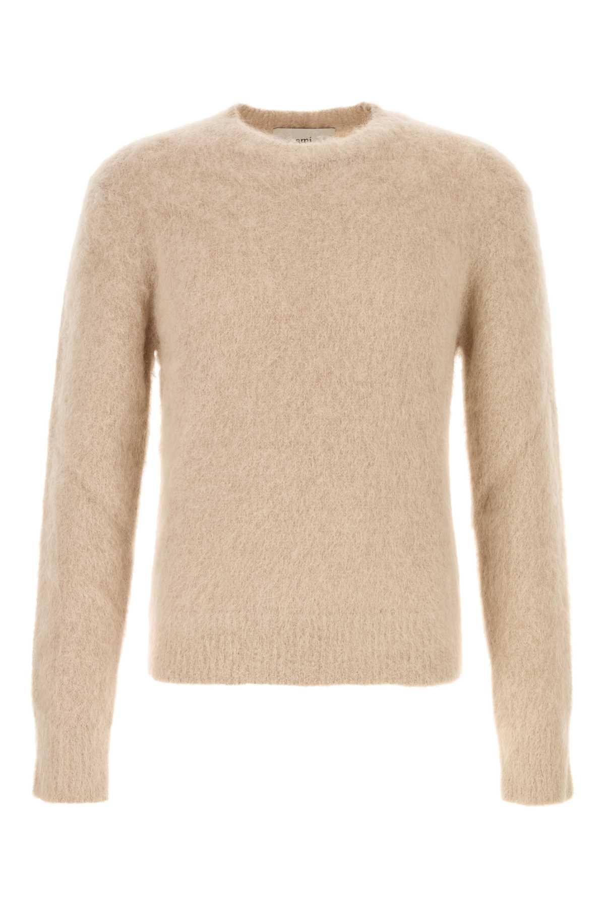 Cappuccino Stretch Mohair Blend Sweater