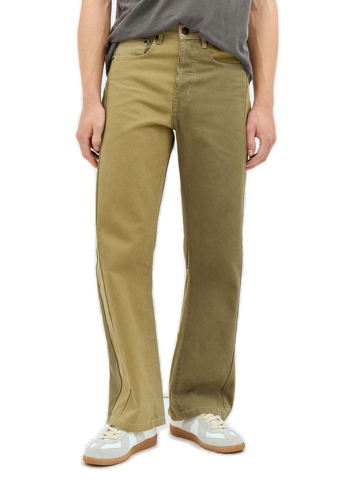 Straight-leg Clourblock Trousers