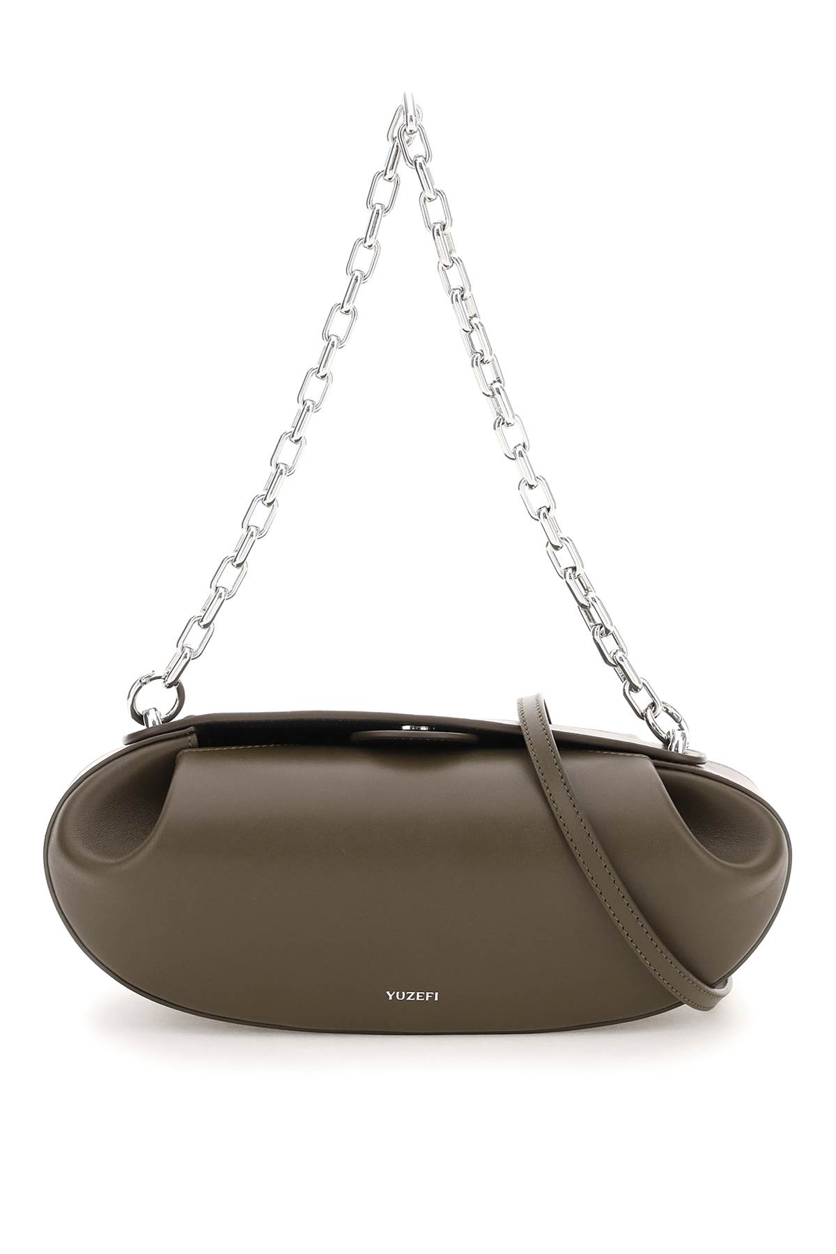 YUZEFI Baton Chain Leather Bag