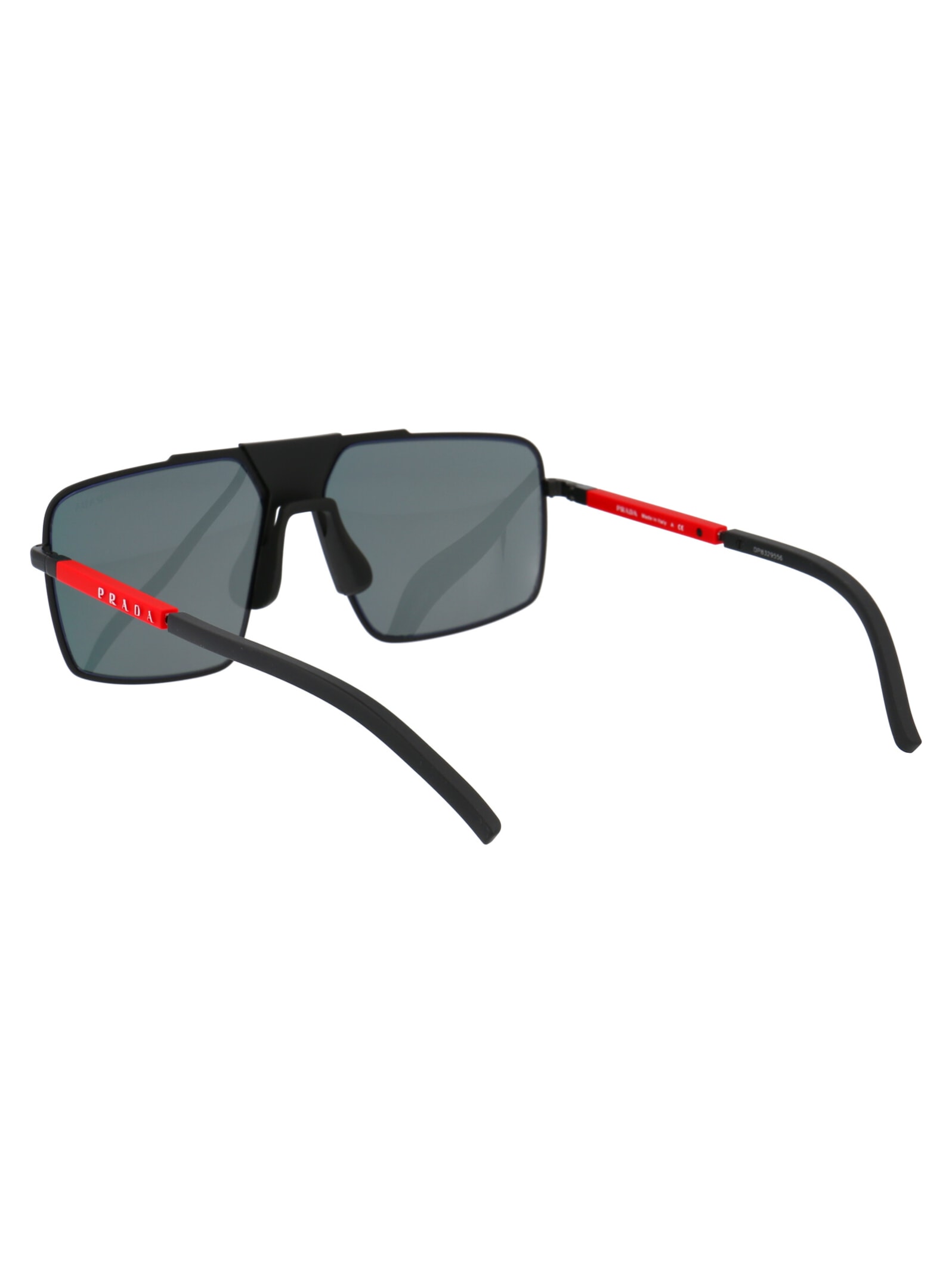 Shop Prada 0ps 52xs Sunglasses In 1bo01m Matte Black