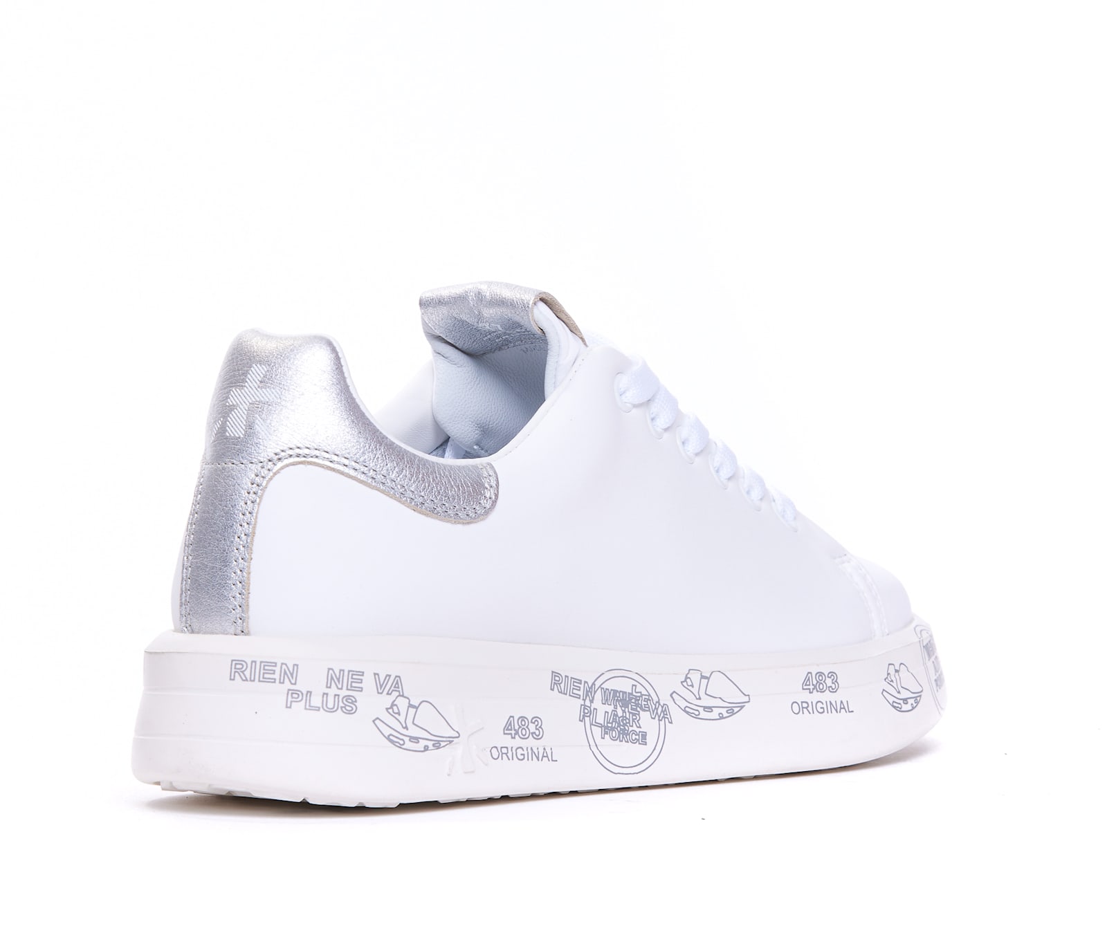 Shop Premiata Belle Sneakers In White