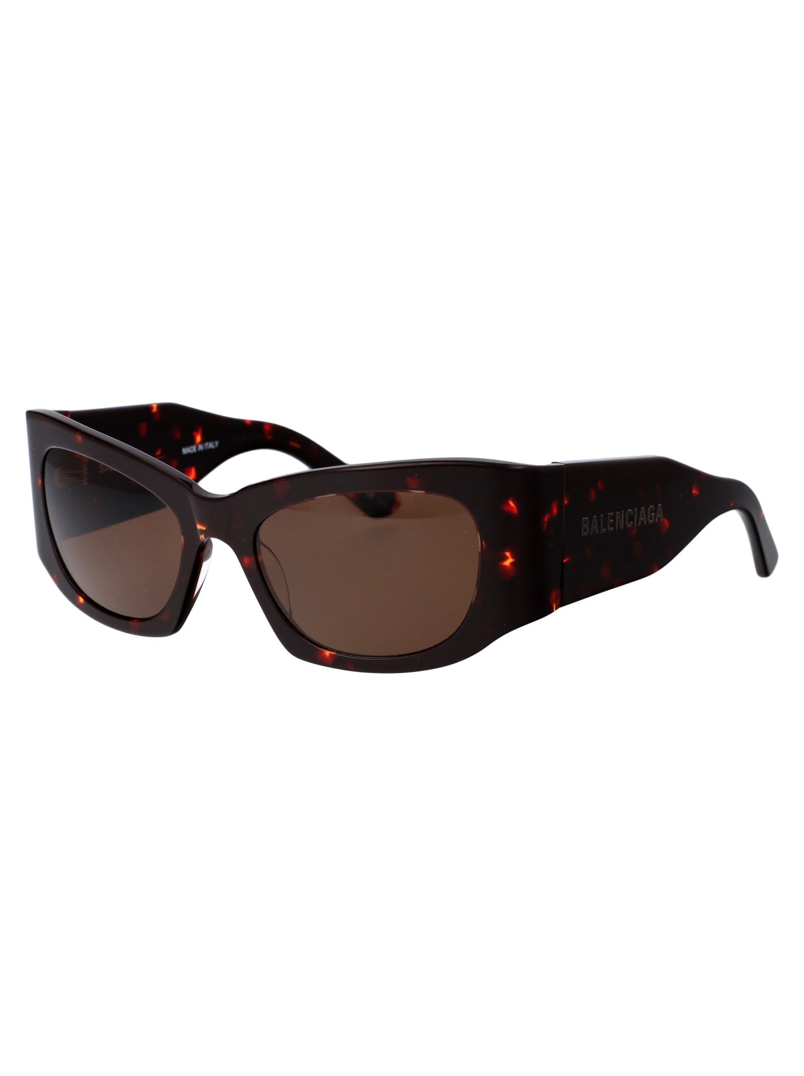 Balenciaga Bb0327s Sunglasses In 002 Havana Havana Brown