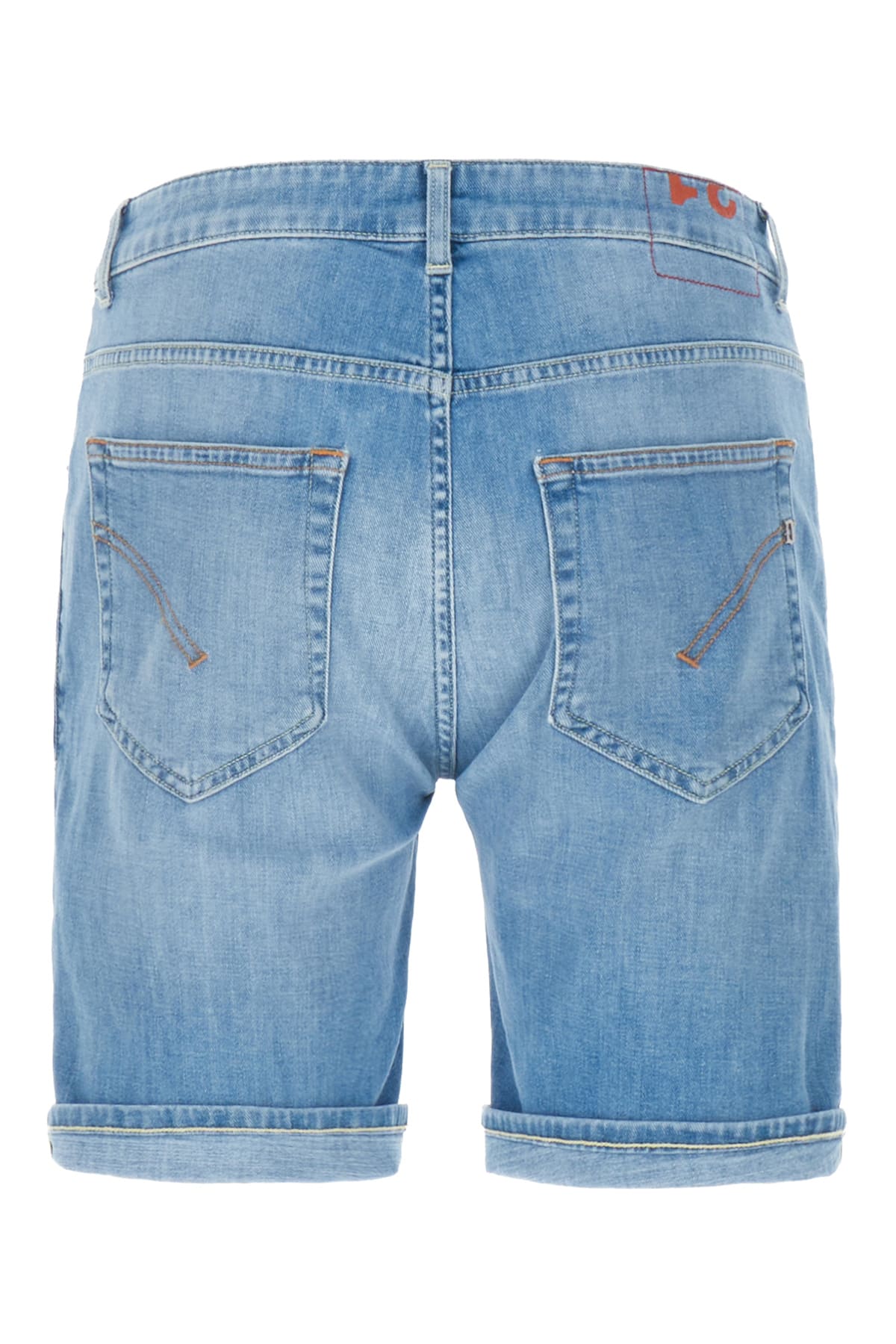 Shop Dondup Denim Derick Bermuda Shorts In Blu