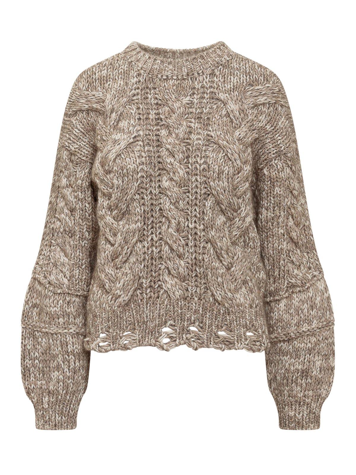 IRO Cable-knit Long-sleeved Jumper