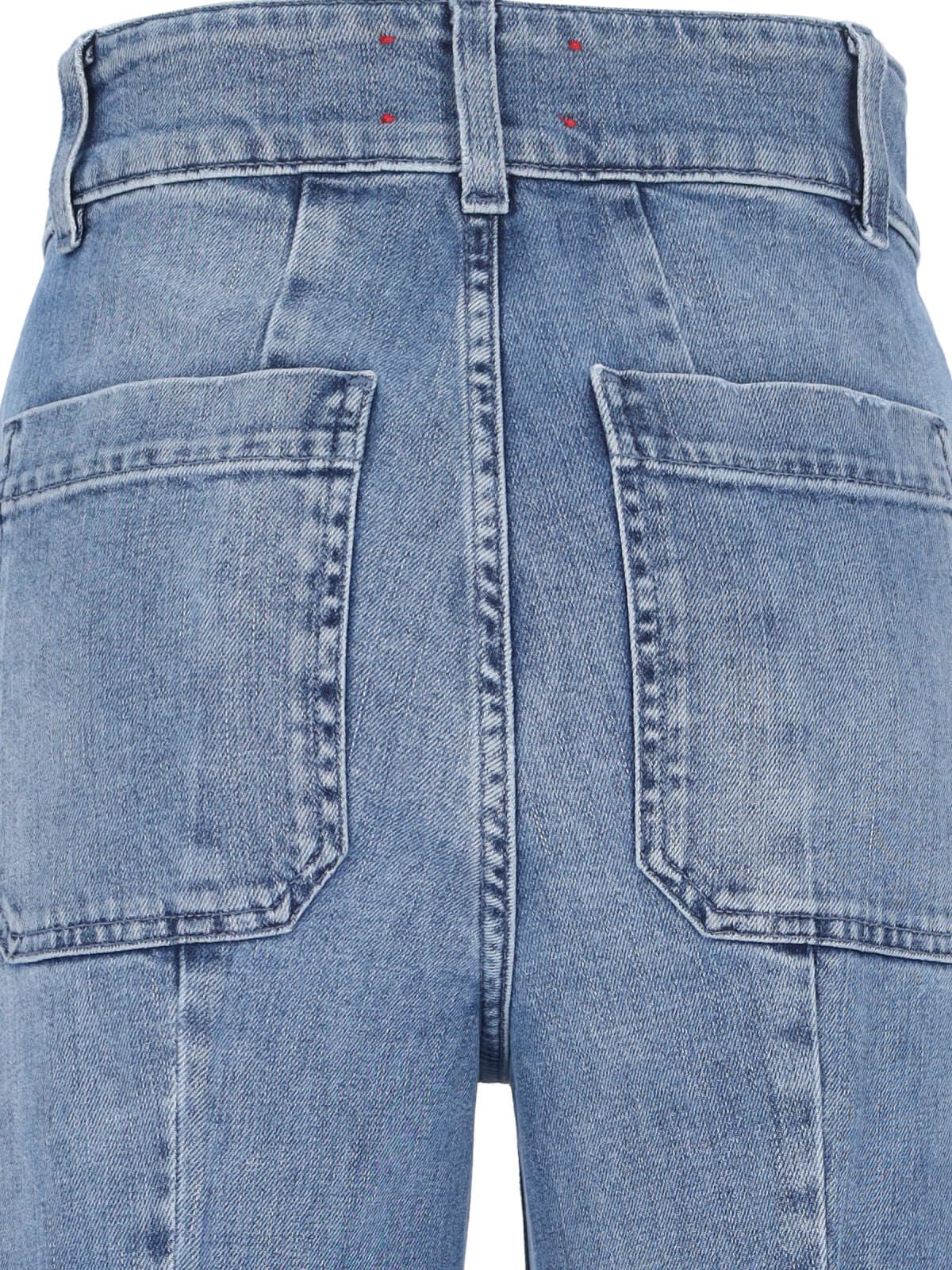 Shop The Seafarer Palazzo Jeans In Blue