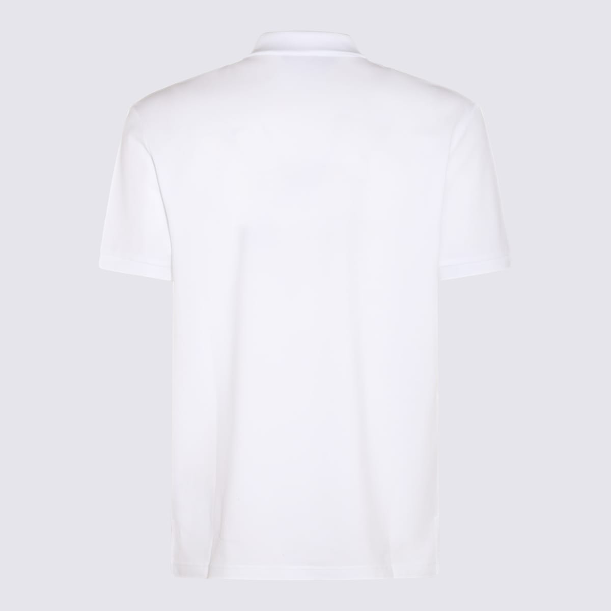 Shop Off-white Off White Cotton Logo Polo Shirt