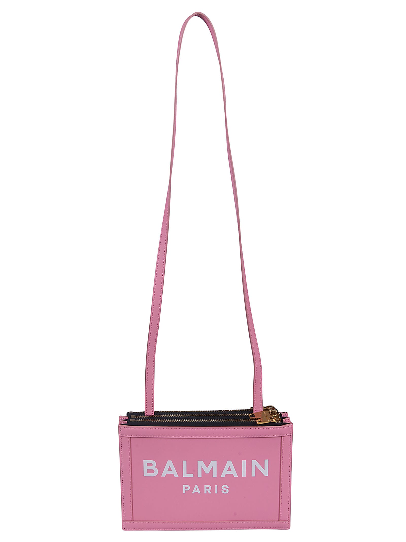 Balmain Logo Print Shoulder Bag