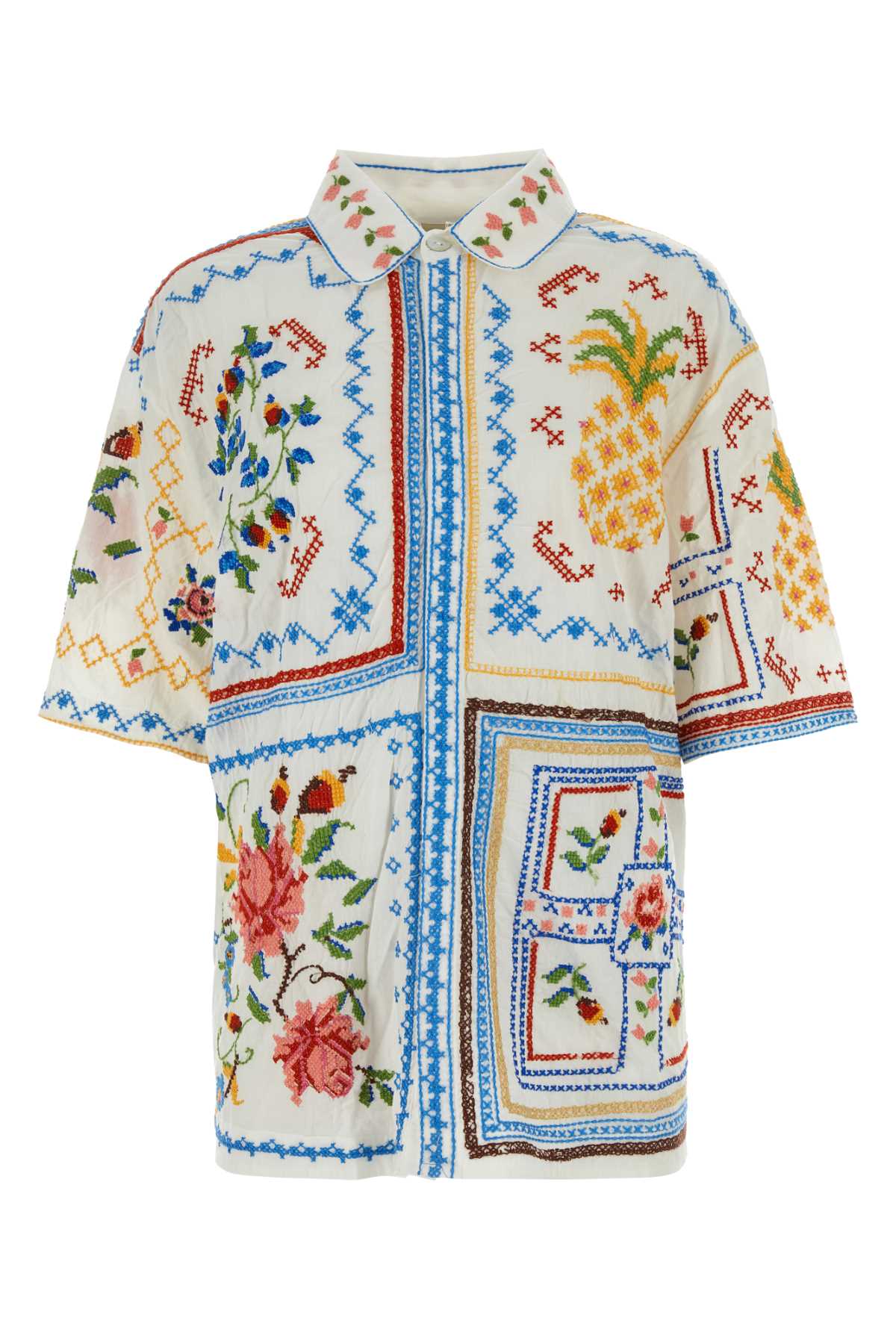 Embroidered Cotton Shirt