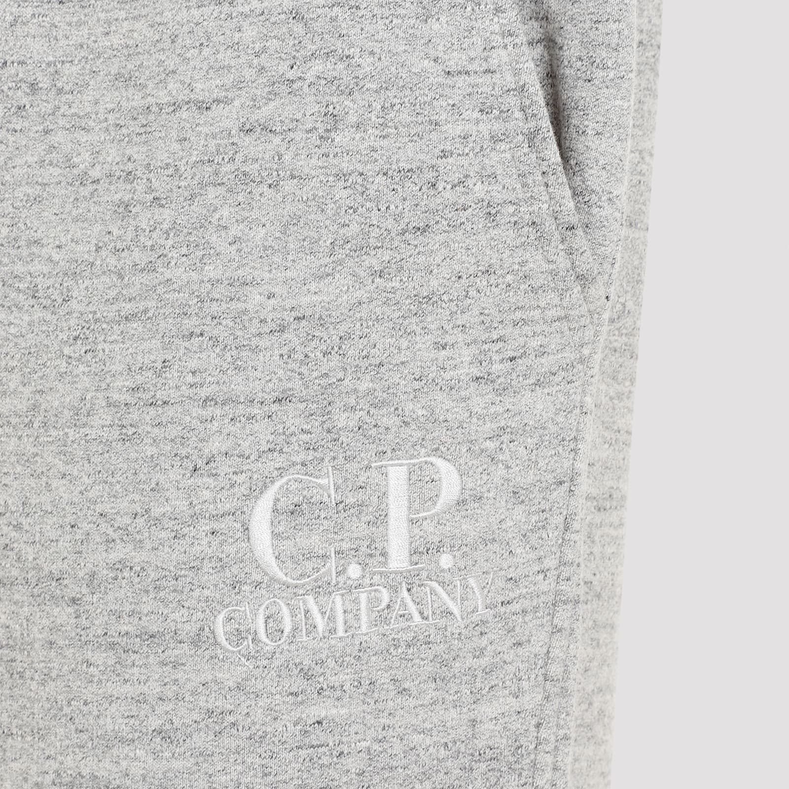 Shop C.p. Company Sweatpants Jogging Pant In Greystone Melange