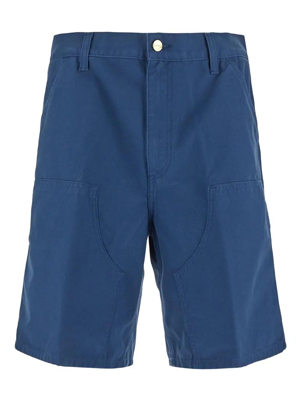 Shop Carhartt Double Knee Short In Blue
