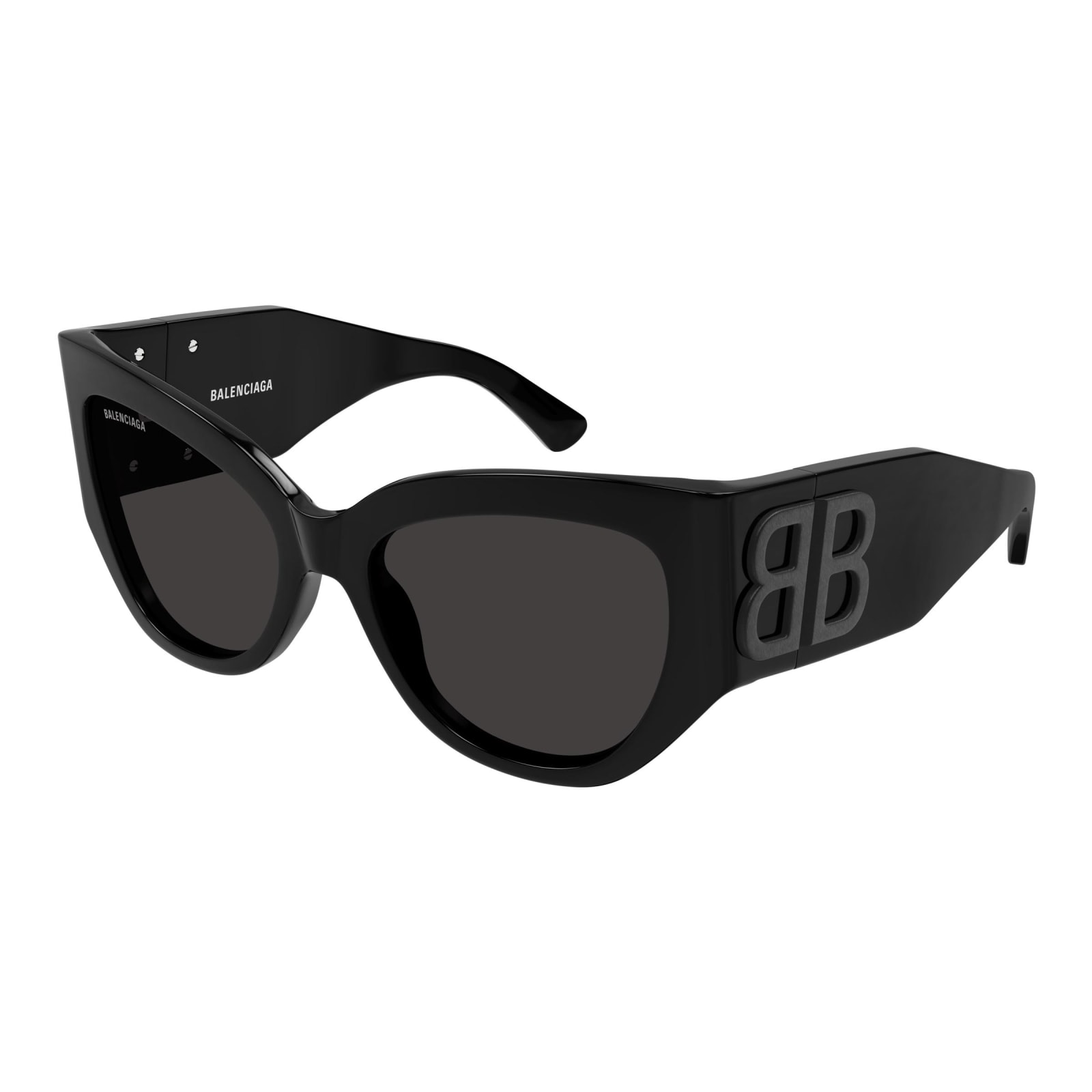 Shop Balenciaga Sunglasses In Nero/grigio