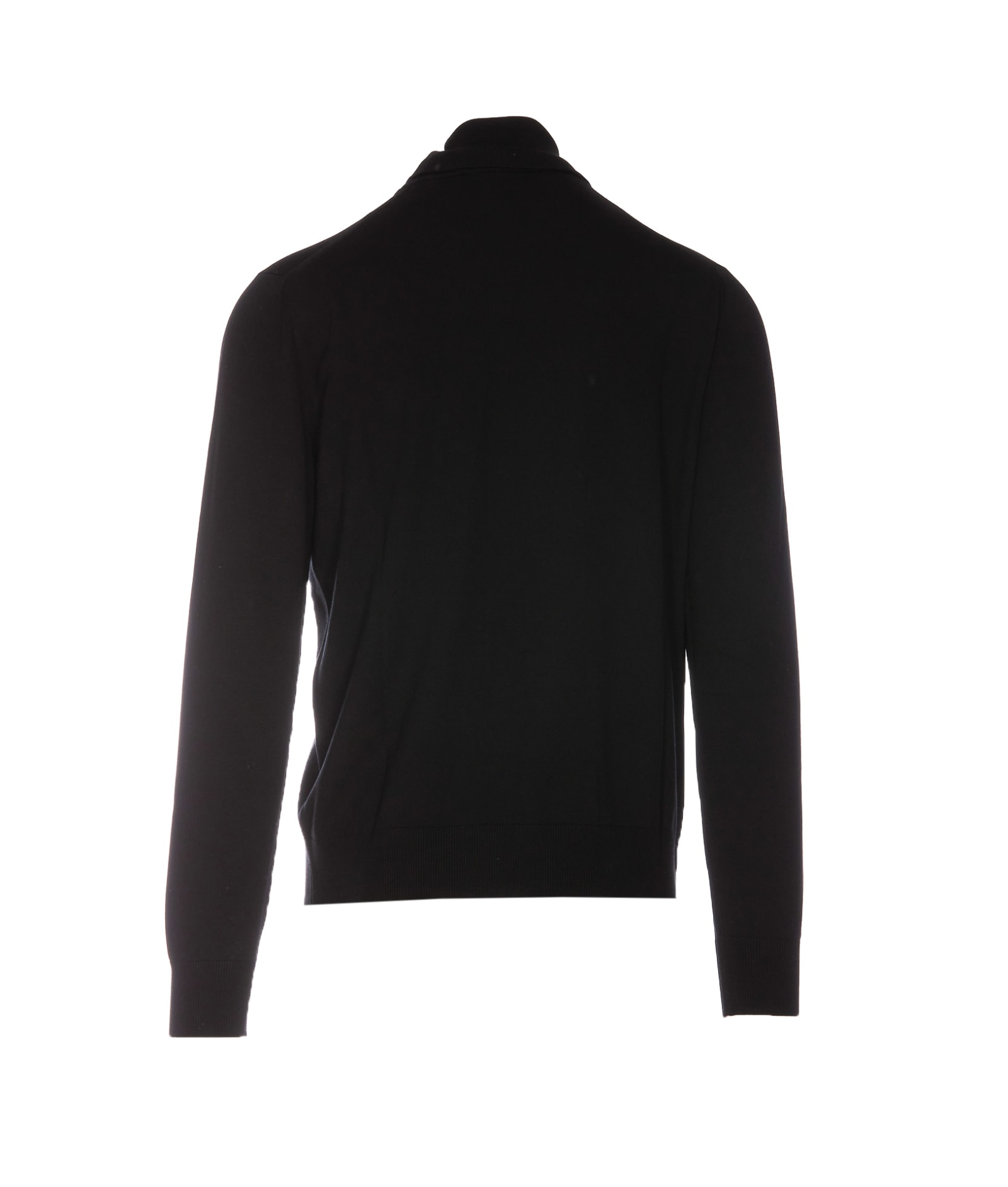 Shop Dolce & Gabbana Logo Plaque Pullover In Black