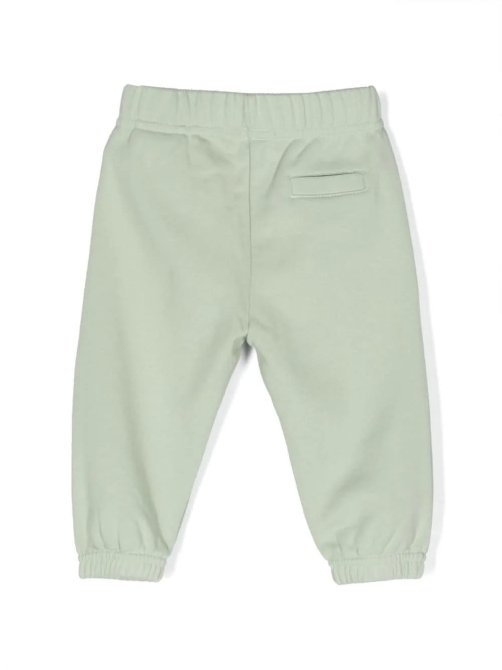 Shop Palm Angels Light Green Cotton Joggers With Logo