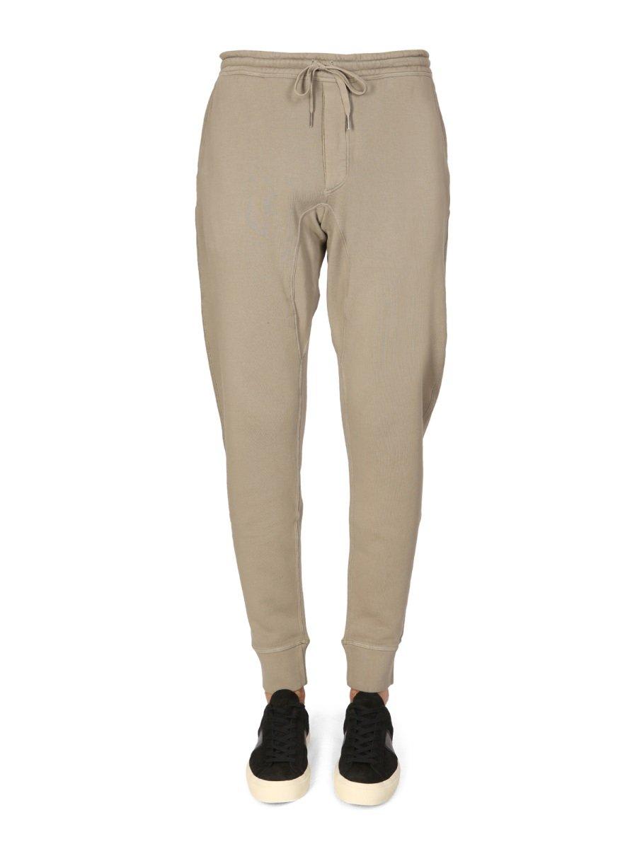 Shop Tom Ford Elasticated-waist Drawstring Jogging Pants In Military Green
