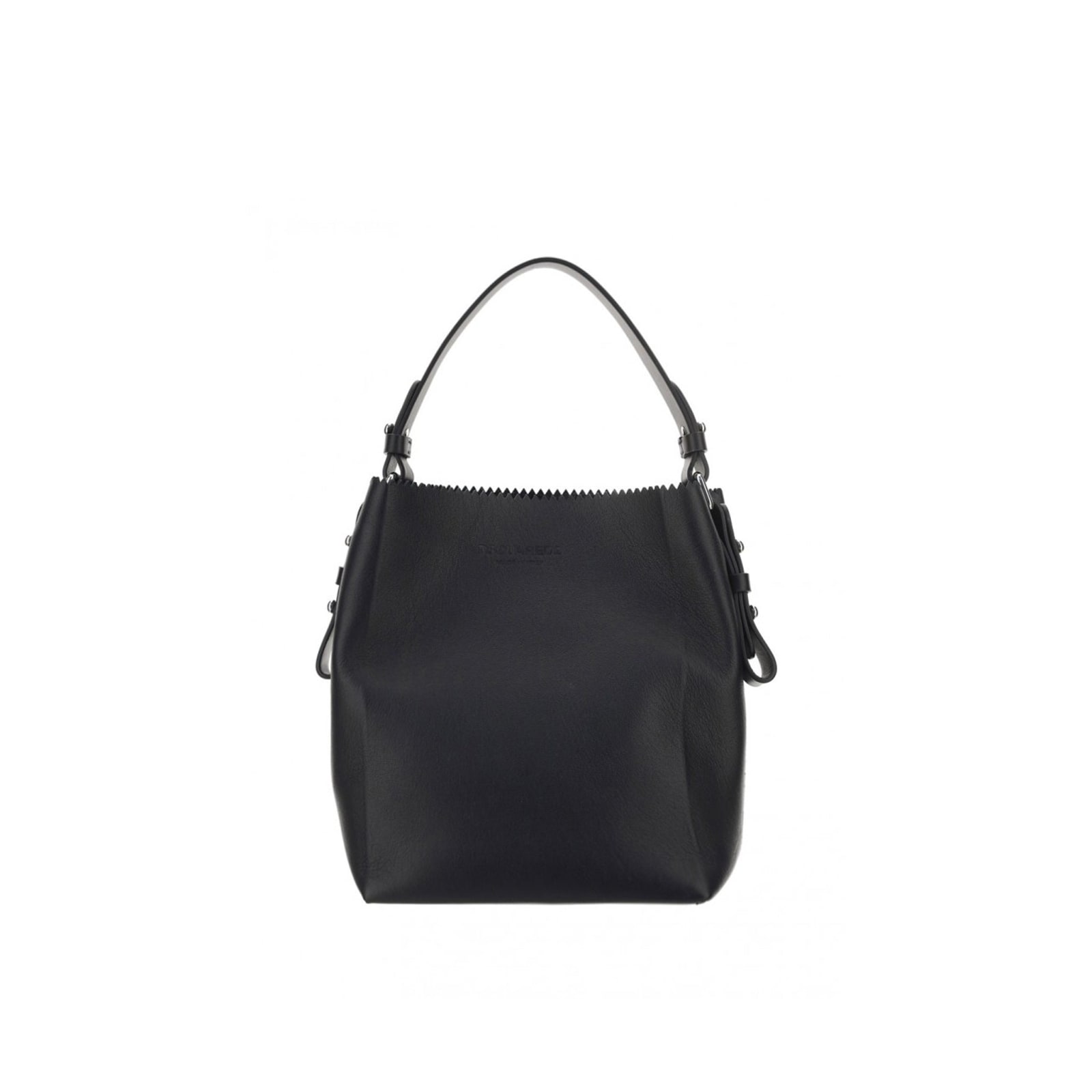 Shop Dsquared2 Leather Handbag In Black