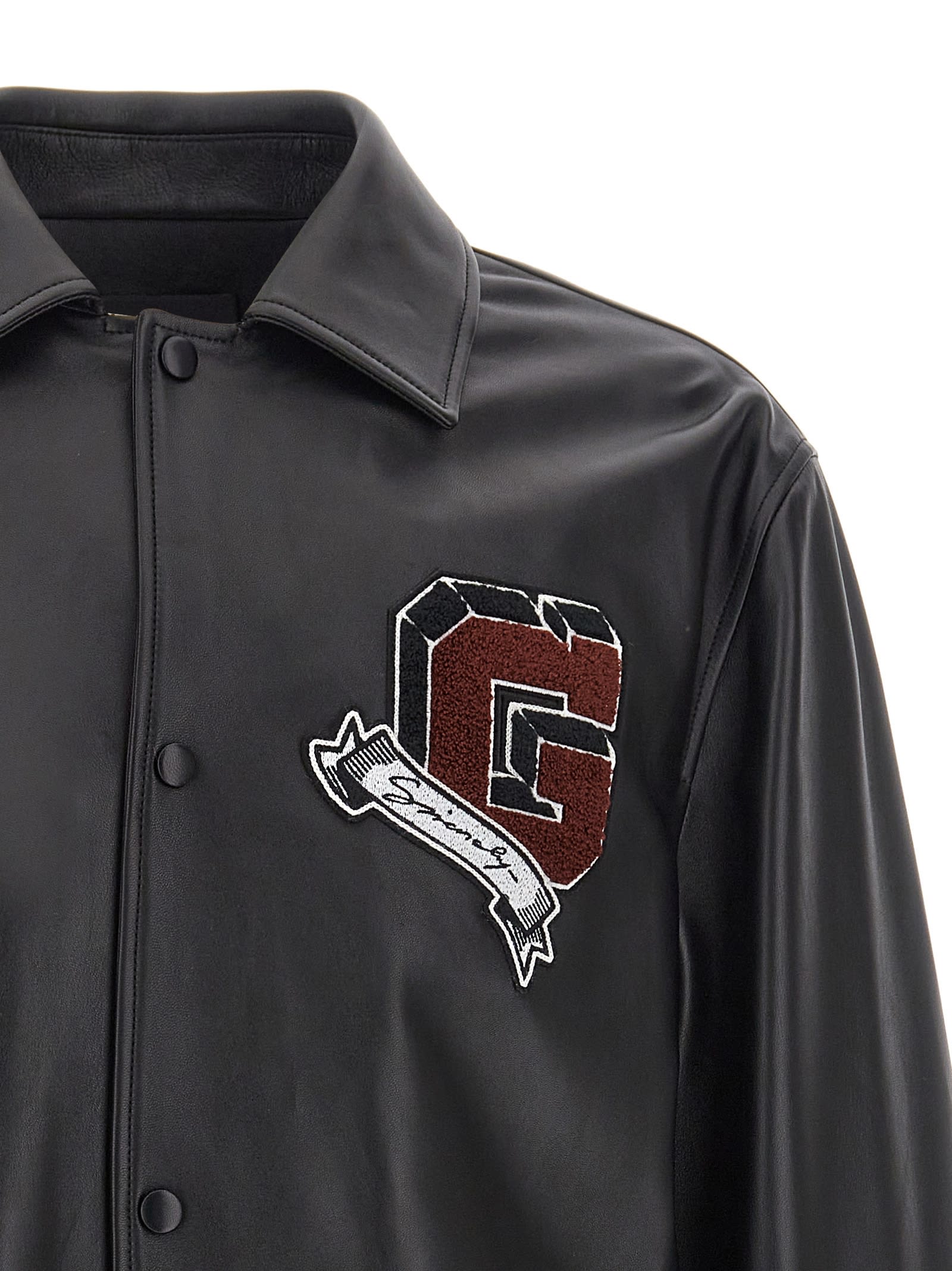 Givenchy Black Coach Veste Jacket In Black