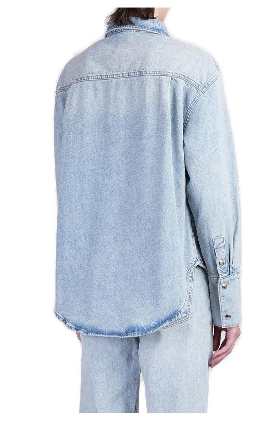 ANINE BING DANTE LONG SLEEVED OVERSIZED SHIRT