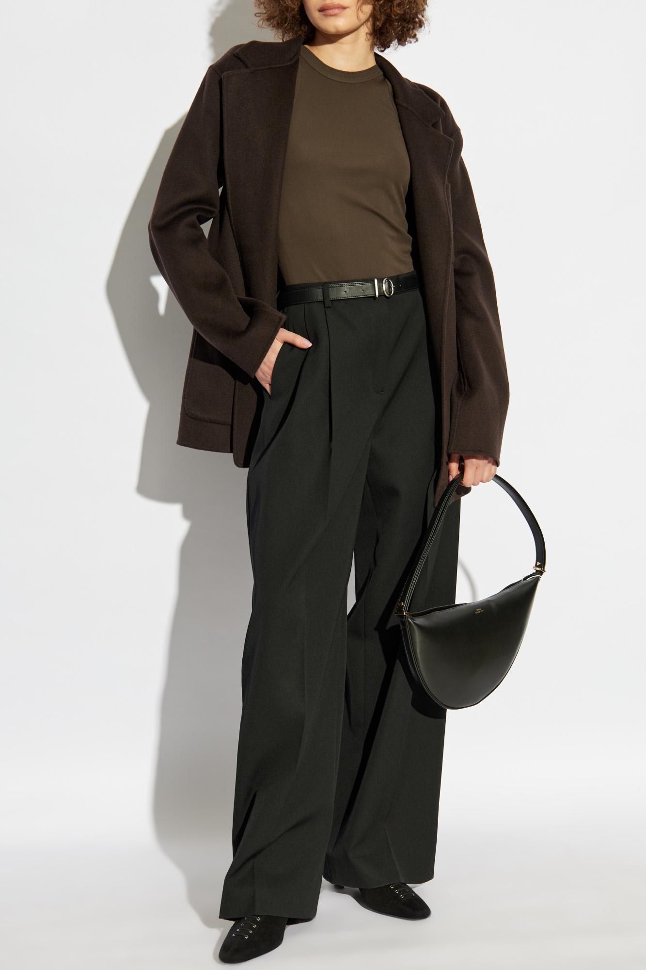 Totême Toteme Wool Coat In Marrone