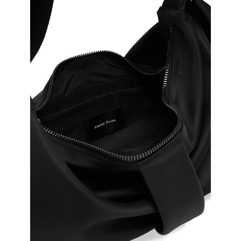 Simone Rocha Sling Bow Shoulder Bag In Black
