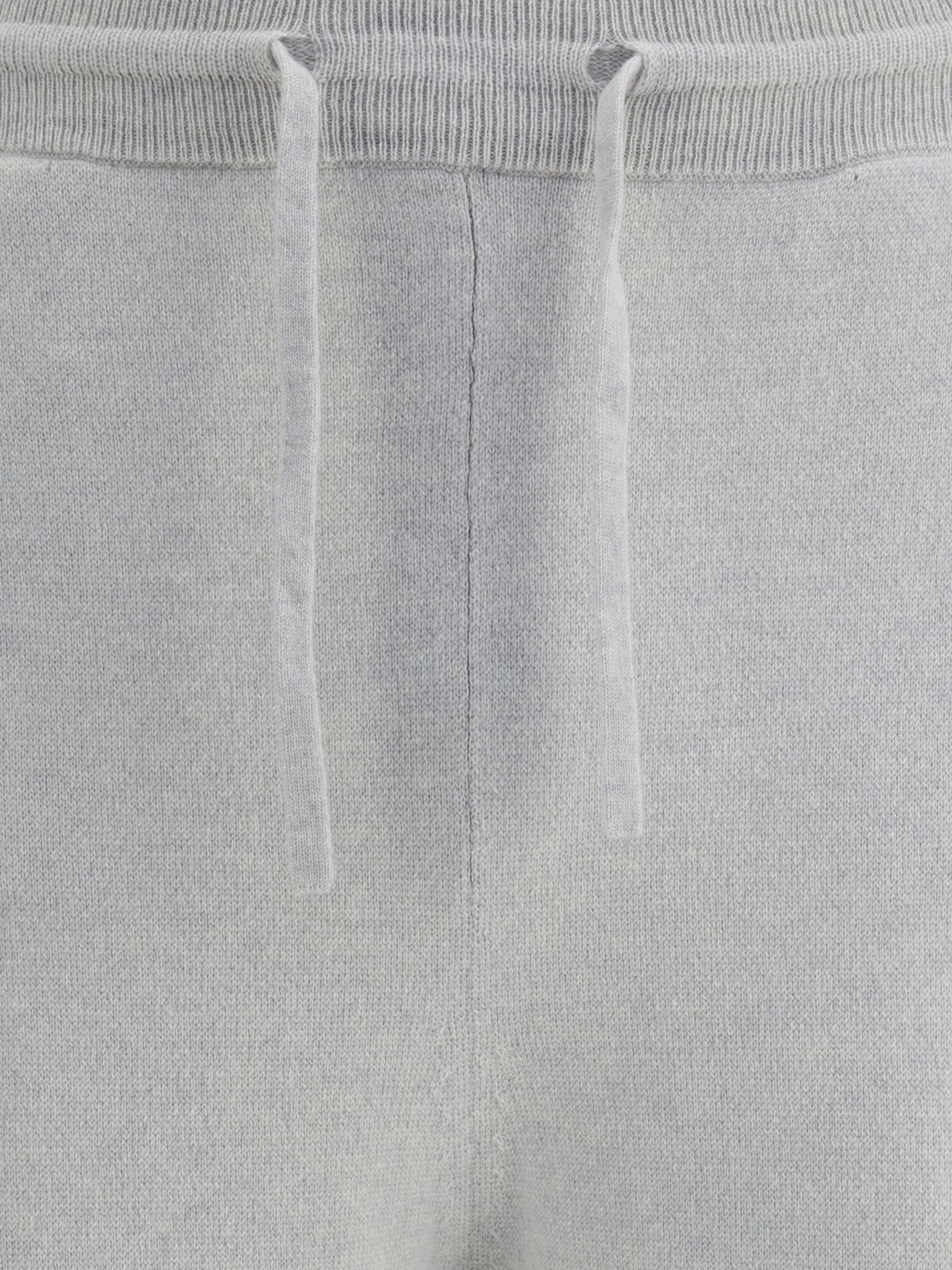 Kiton Cashmere Drawstring Track Pants In Green