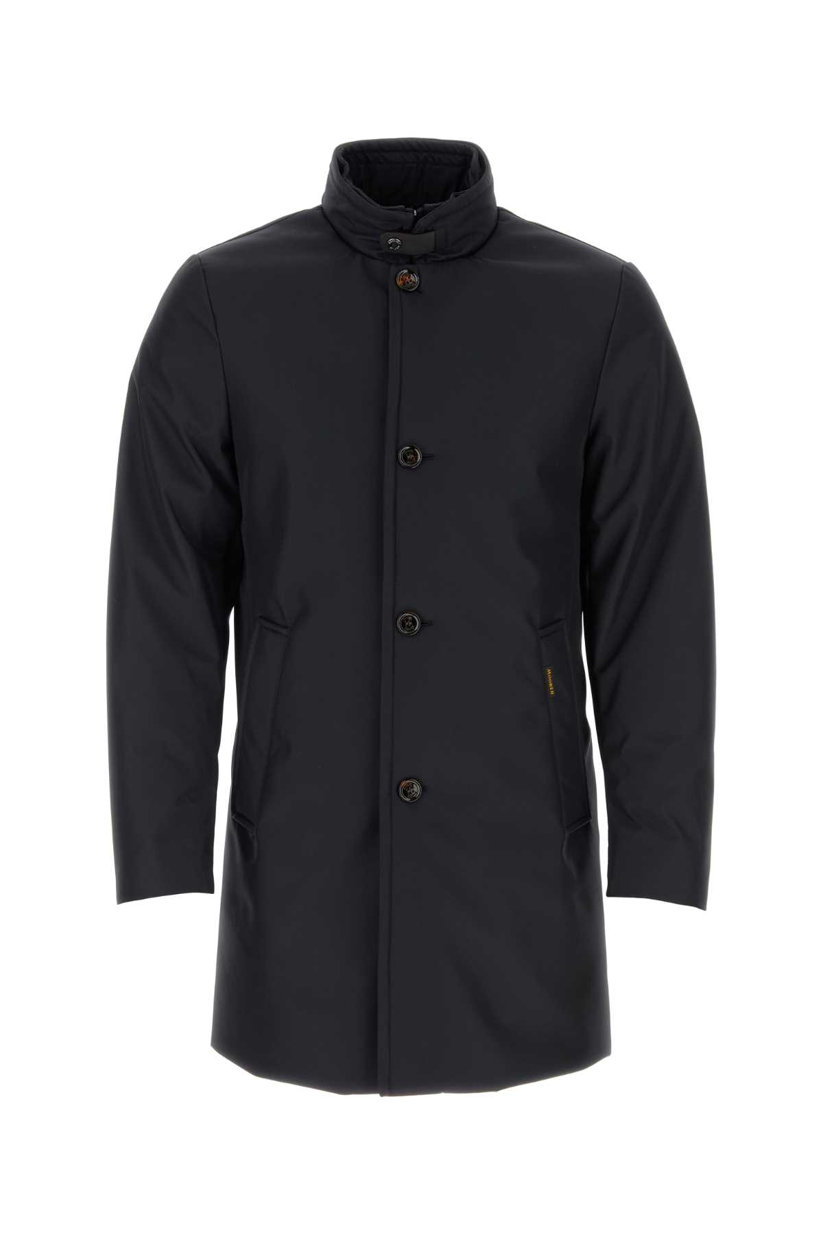 Moorer Trench Coat In Blue