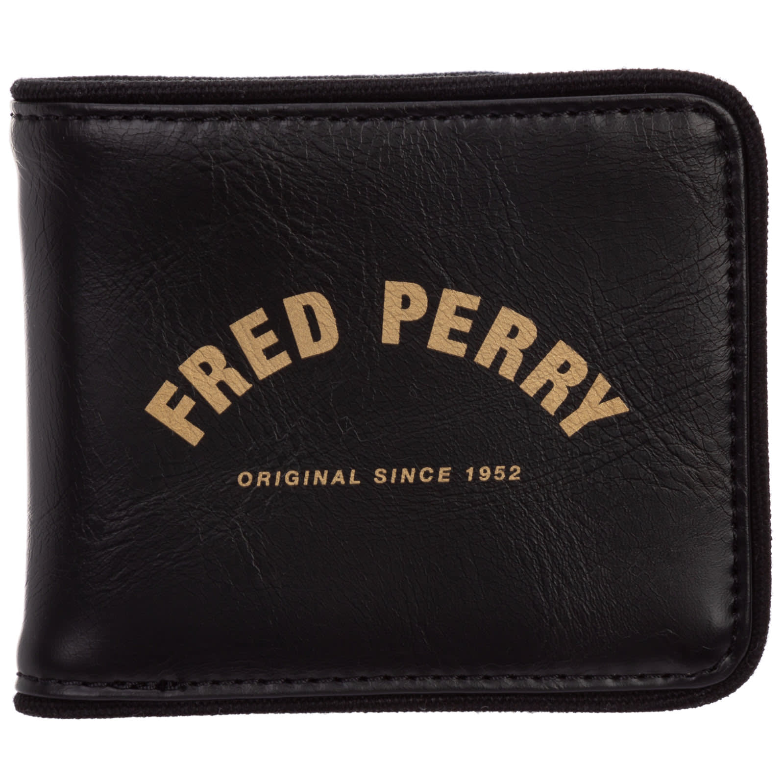 Fred Perry Monogram Wallet In Nero