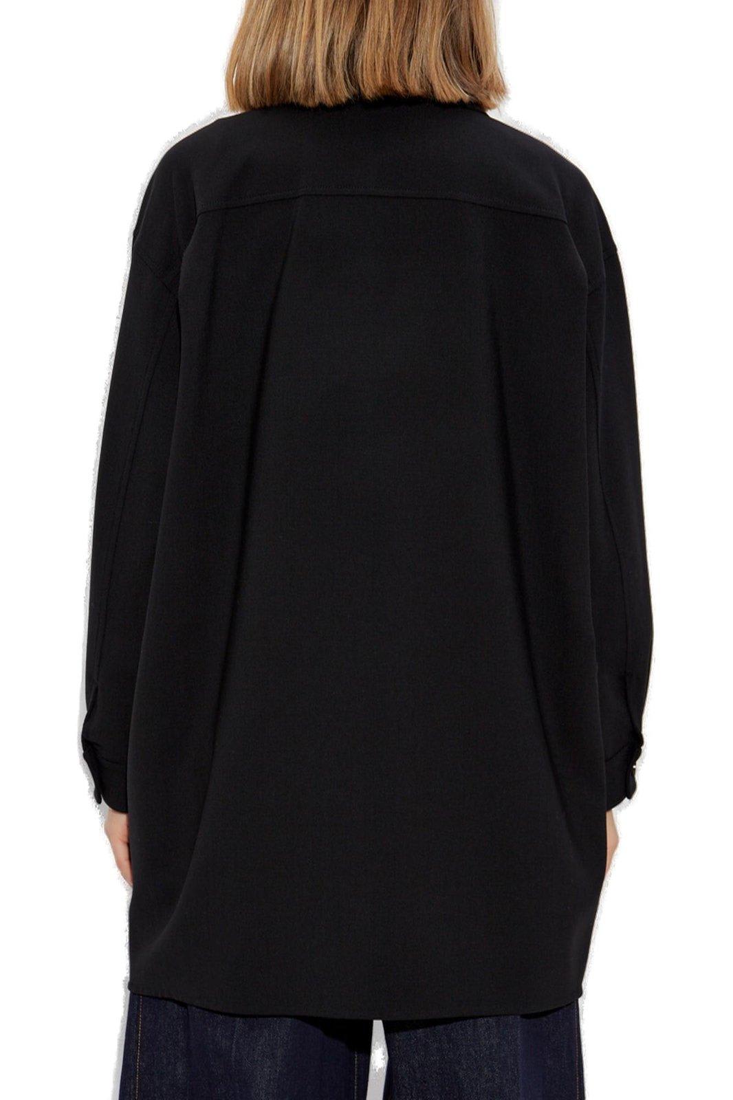 Max Mara Orlaya Single-breasted Long-sleeved Jacket  In Multi