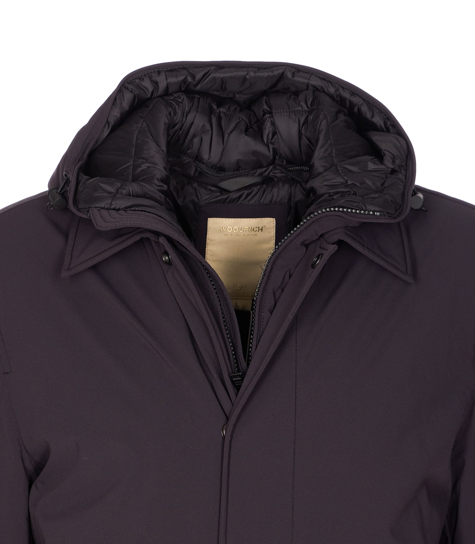 Woolrich Stretch 2 In 1 Down Jacket In Purple