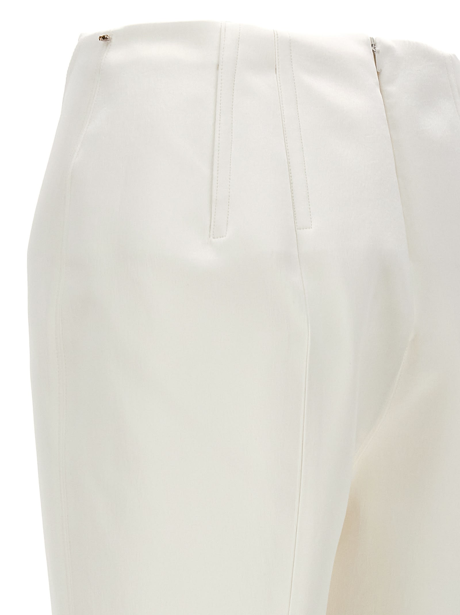Sportmax White Netto Pants In White