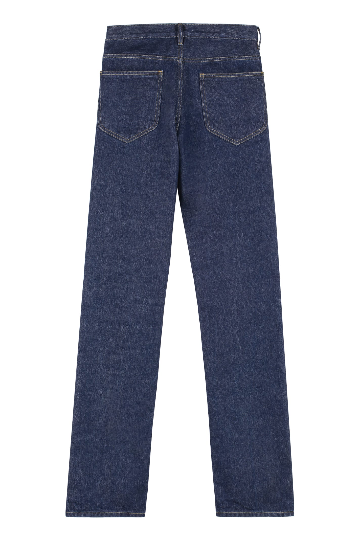 Shop Maison Margiela 5-pocket Straight-leg Jeans In Denim