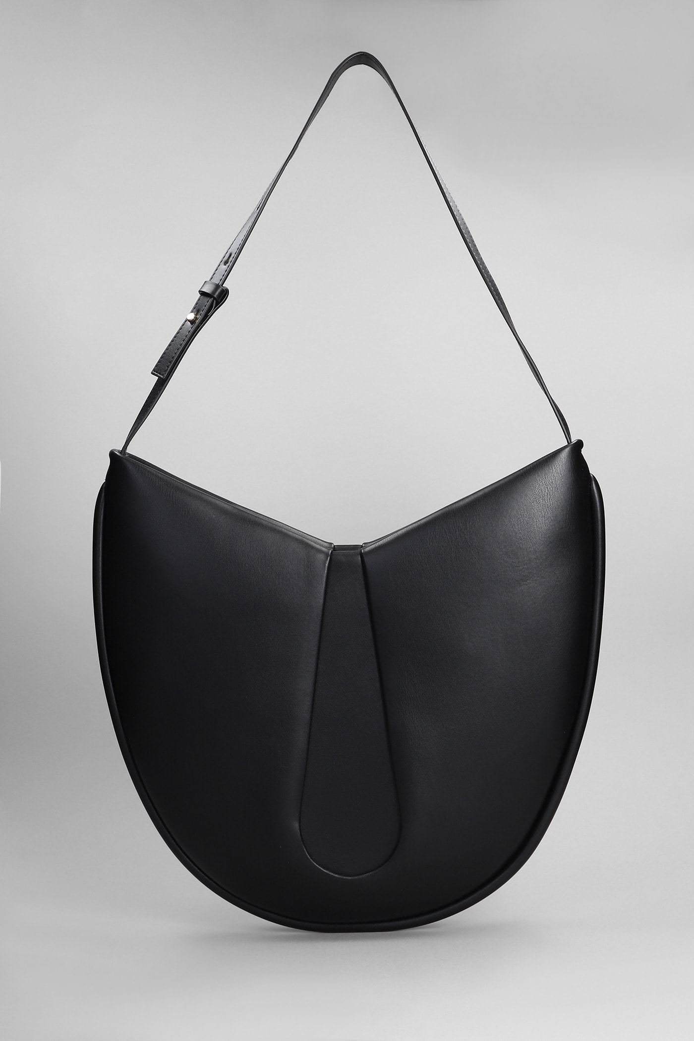 Shop Themoirè Tike Vegan Shoulder Bag In Black Faux Leather