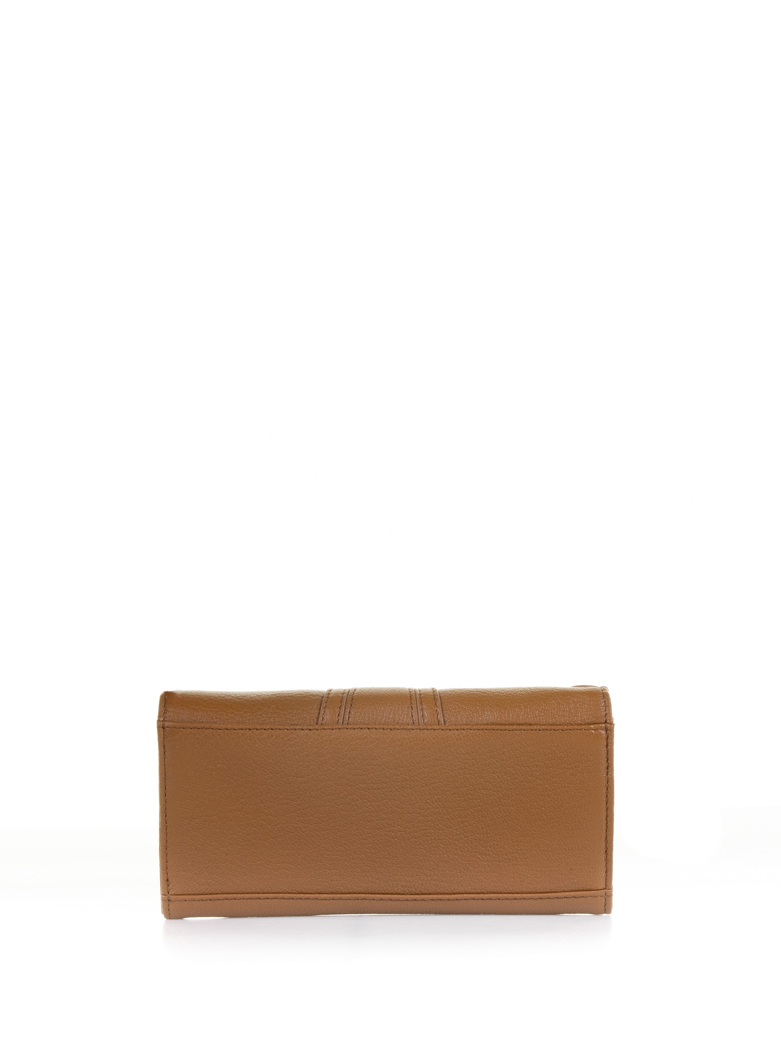 Shop See By Chloé Hana Caramel Leather Wallet In Caramello
