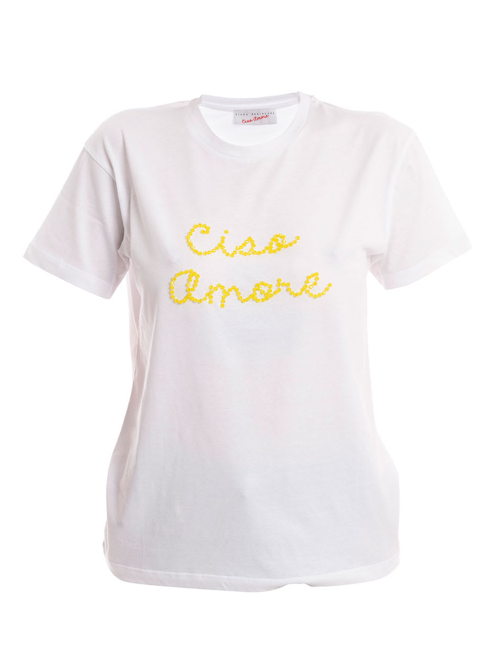 Giada Benincasa Ciao Amore Embroidery T-shirt