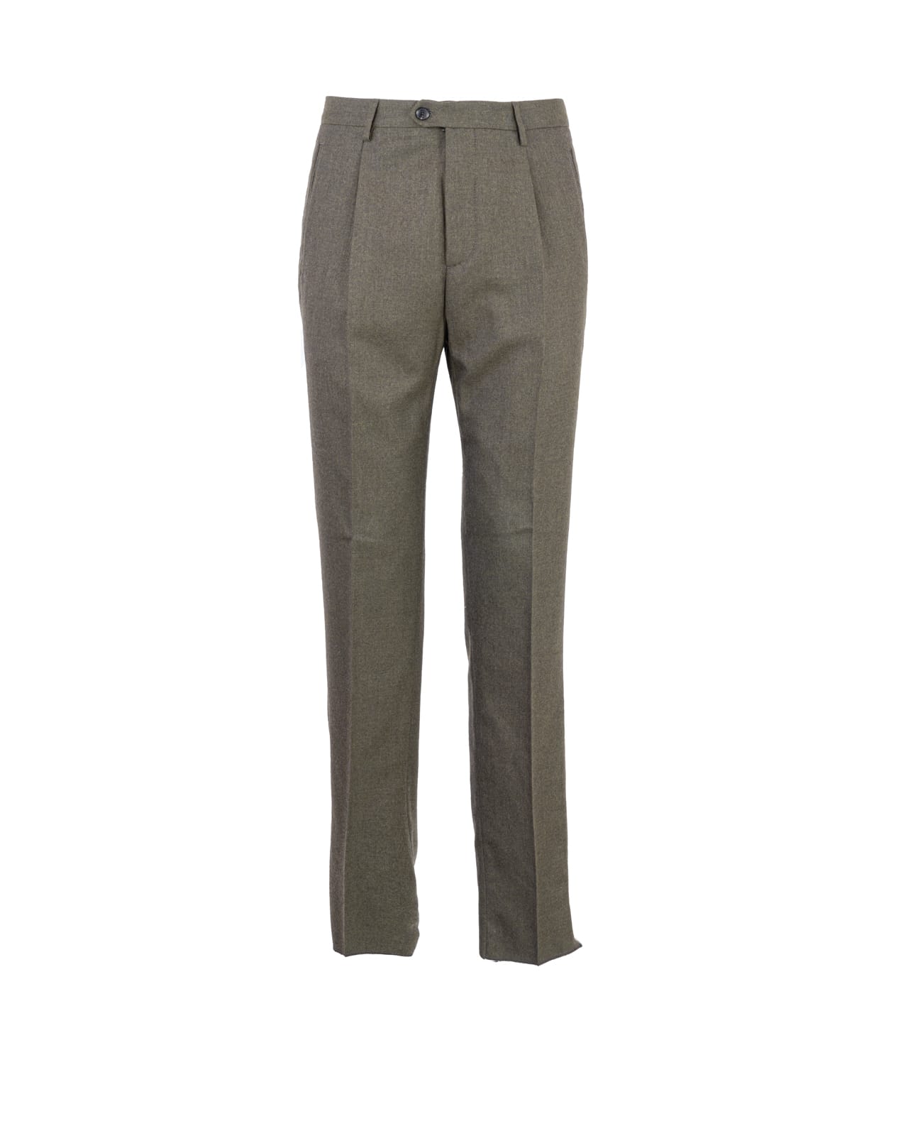 Etro Trousers In Green